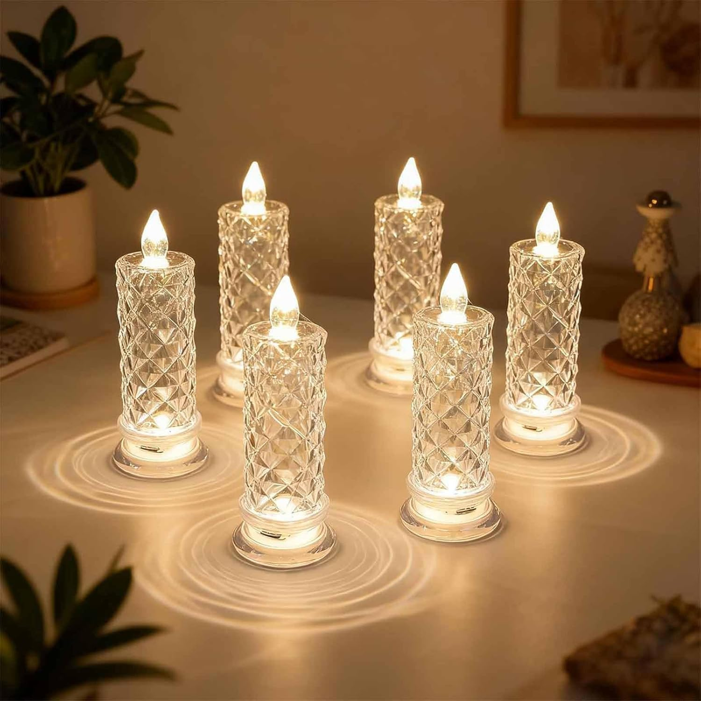 LED Crystal Candle Lights