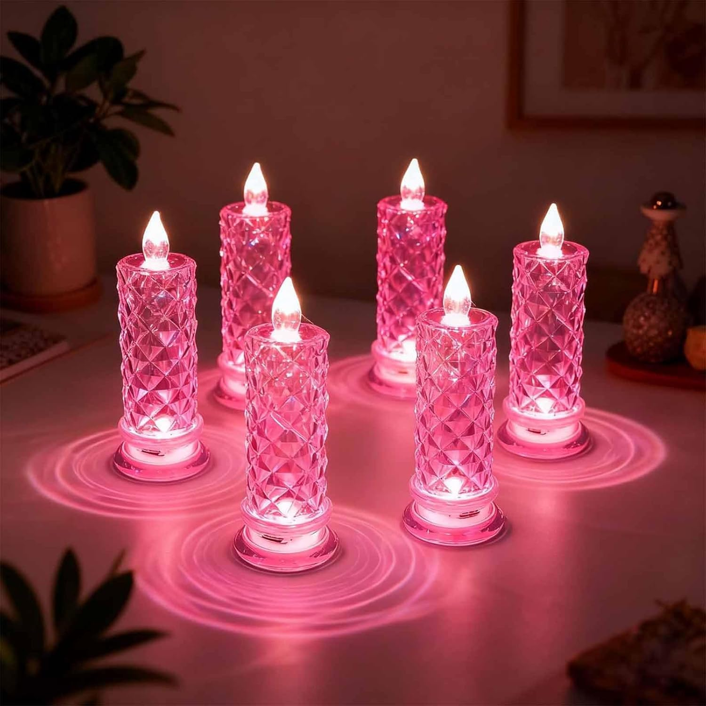 LED Crystal Candle Lights