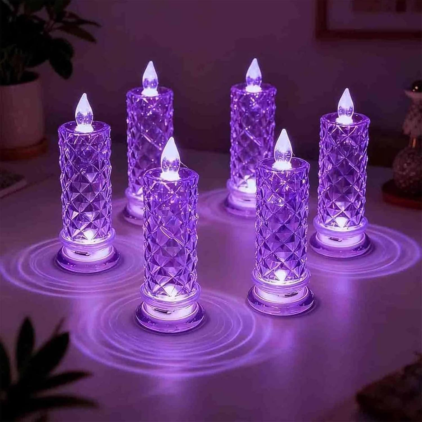 LED Crystal Candle Lights
