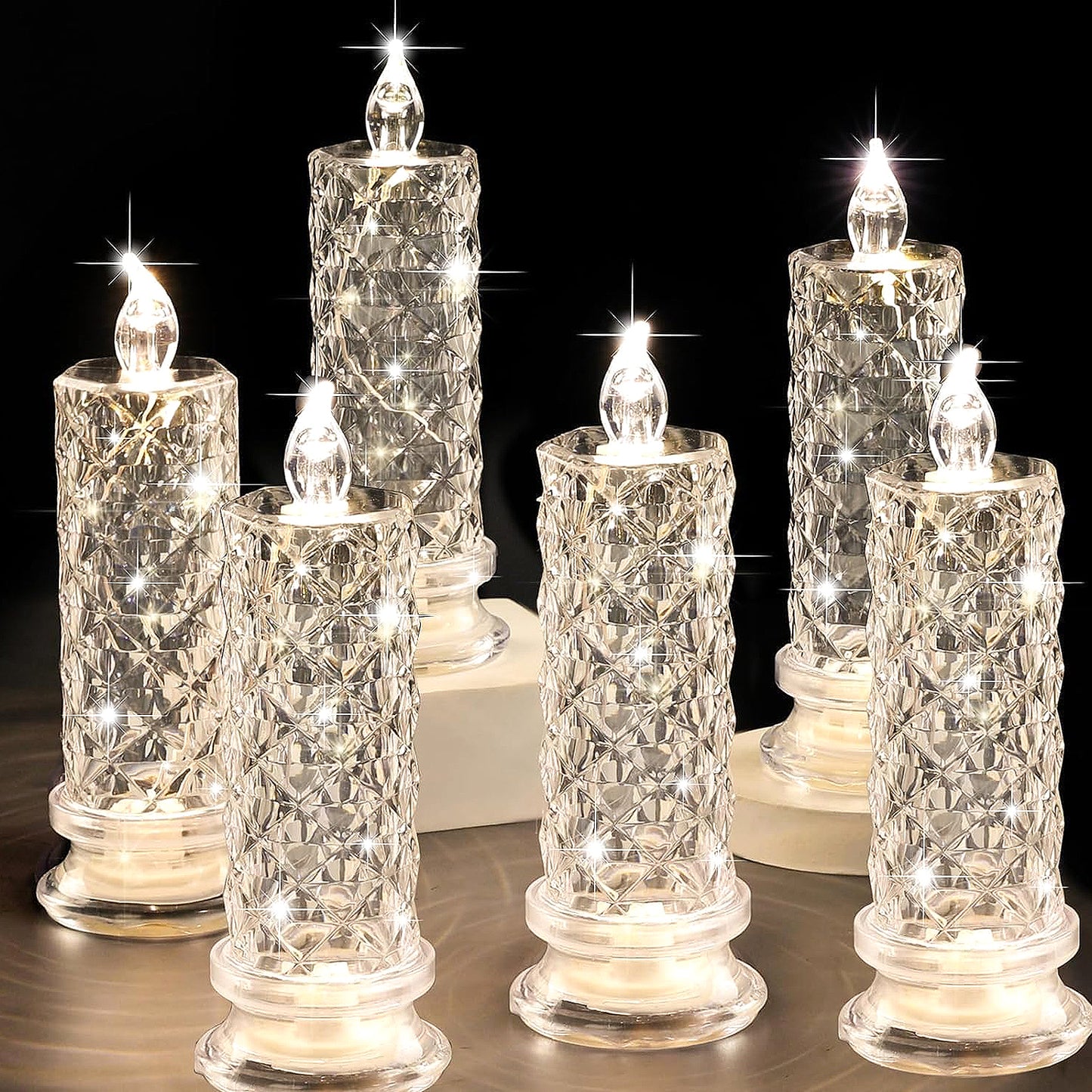 LED Crystal Candle Lights
