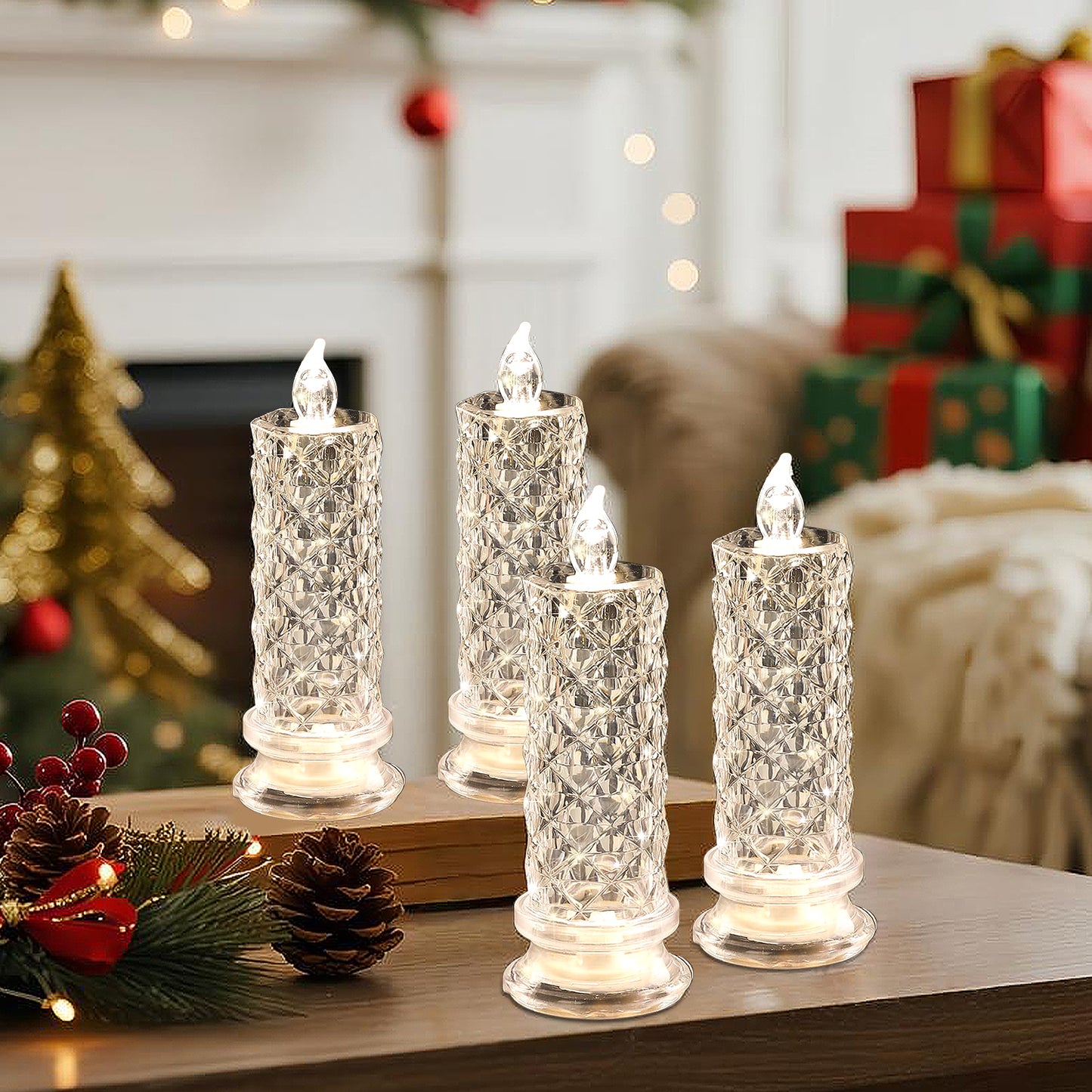LED Crystal Candle Lights