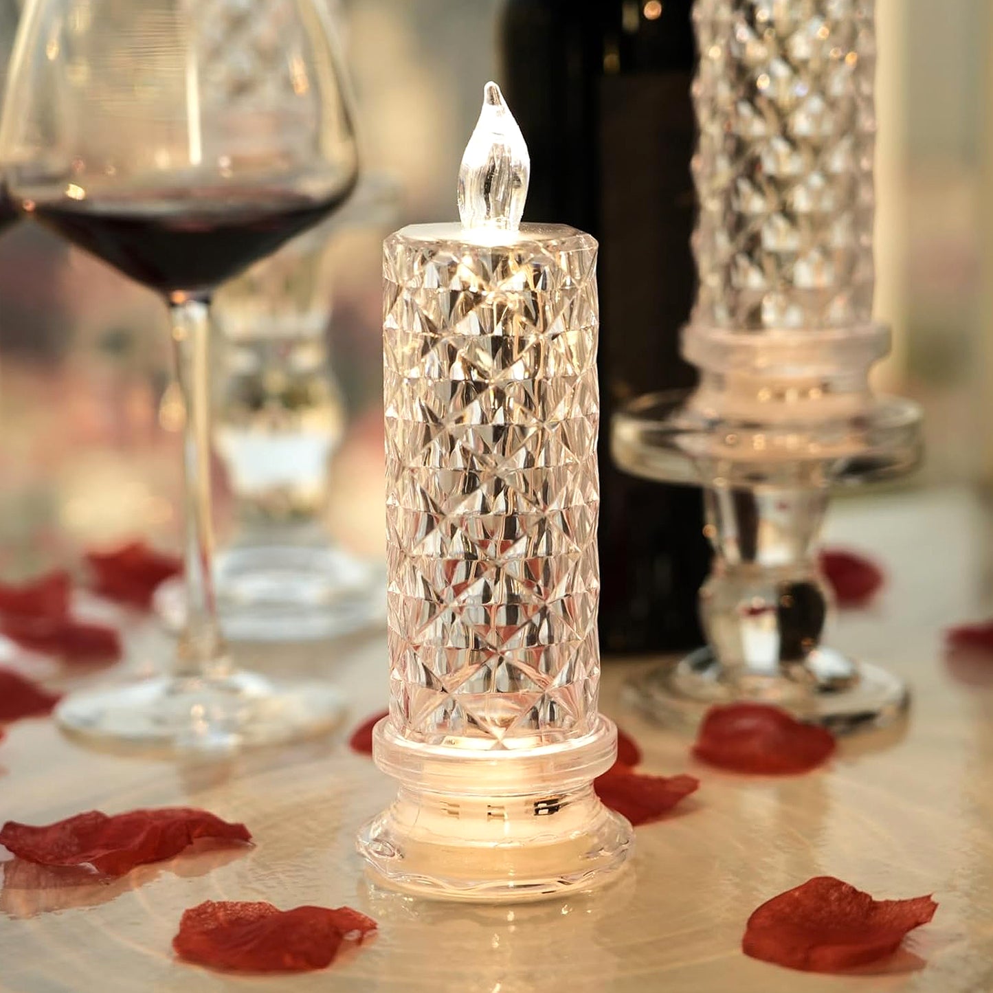 LED Crystal Candle Lights
