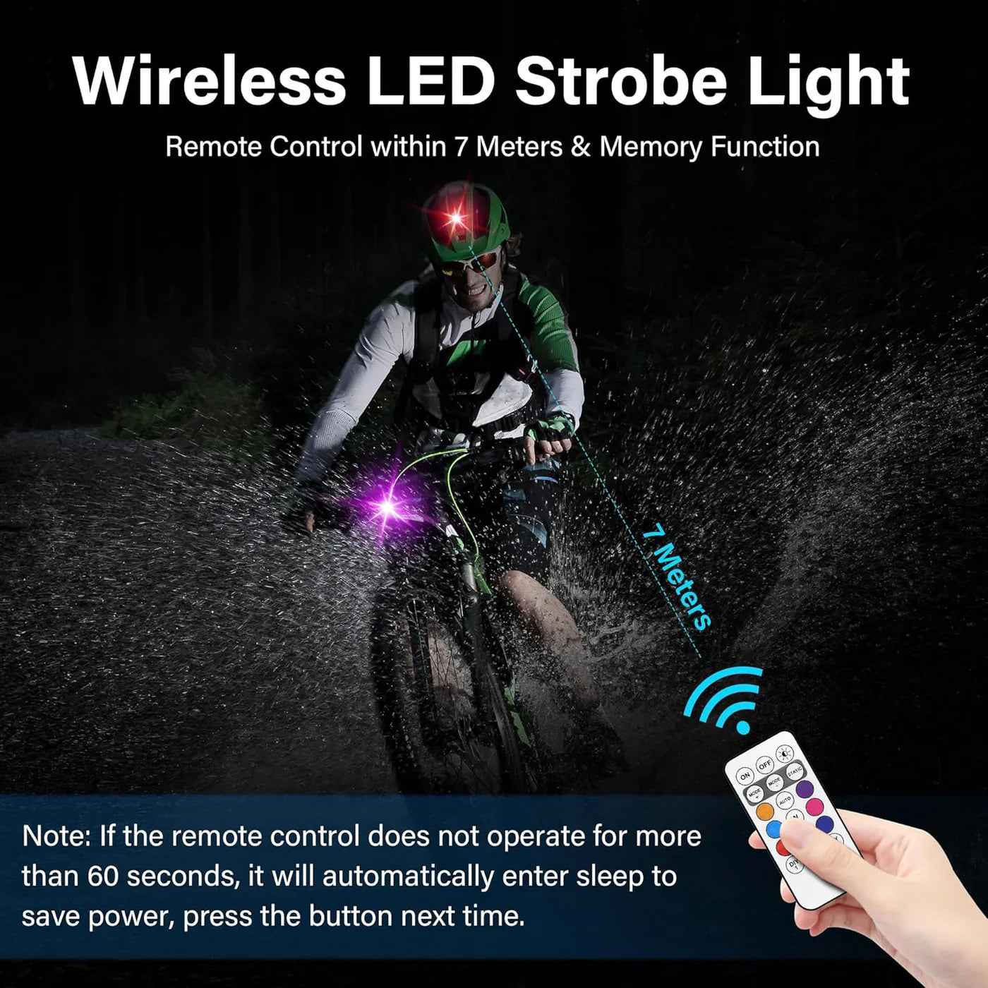 Wireless LED Strobe Anti-Collision Light with Remote Control
