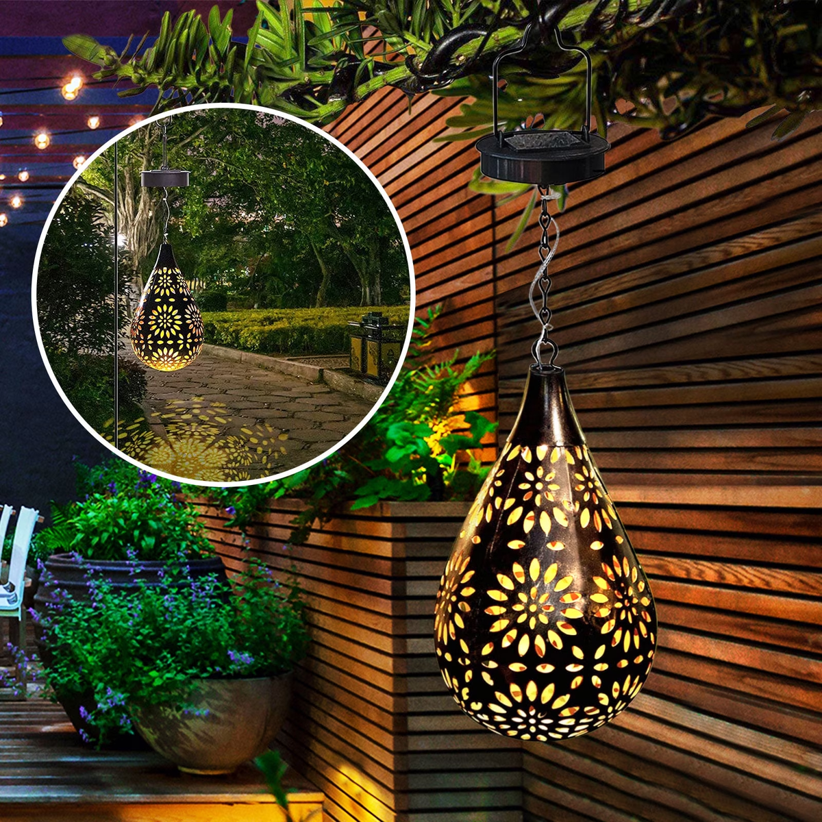 Solar-Powered Light Drop