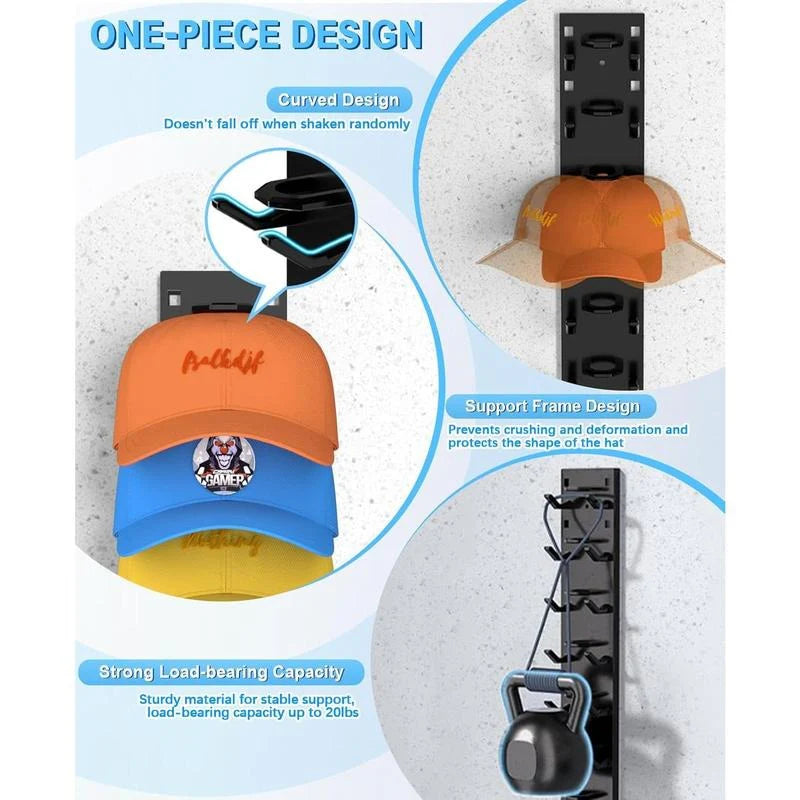 Wall-Mounted Hat Organizer – Neat, Accessible