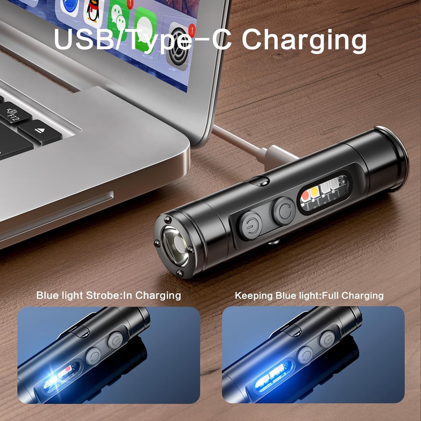 Mini Multifunctional Aluminum Alloy Flashlight