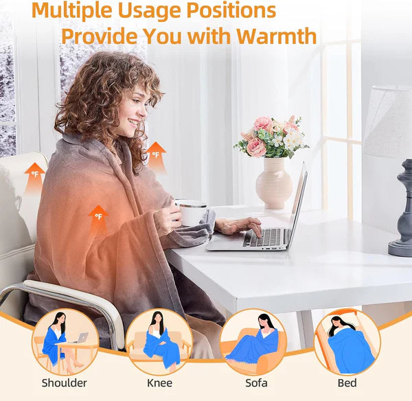 Christmas Sale - Portable Heated Shawlb