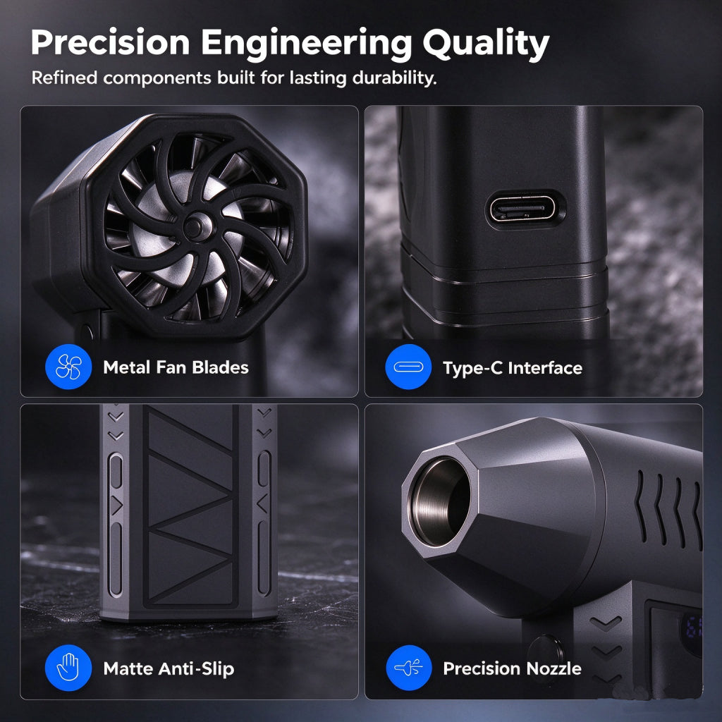 Handheld Wireless Mini High-Speed Turbo Blower
