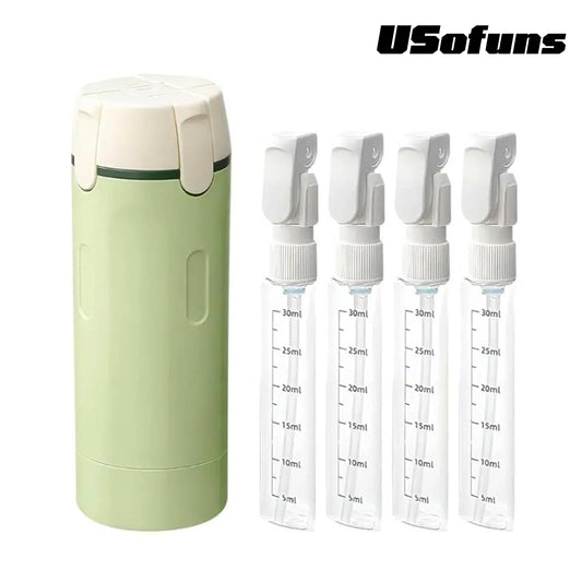 4-in-1 Refillable Travel Dispenser Bottles
