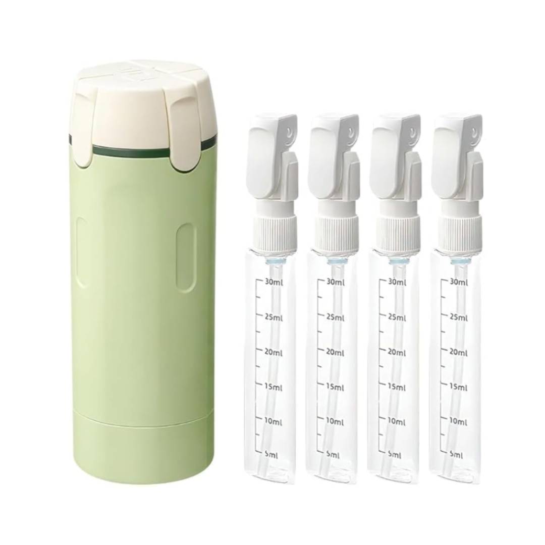 4-in-1 Refillable Travel Dispenser Bottles