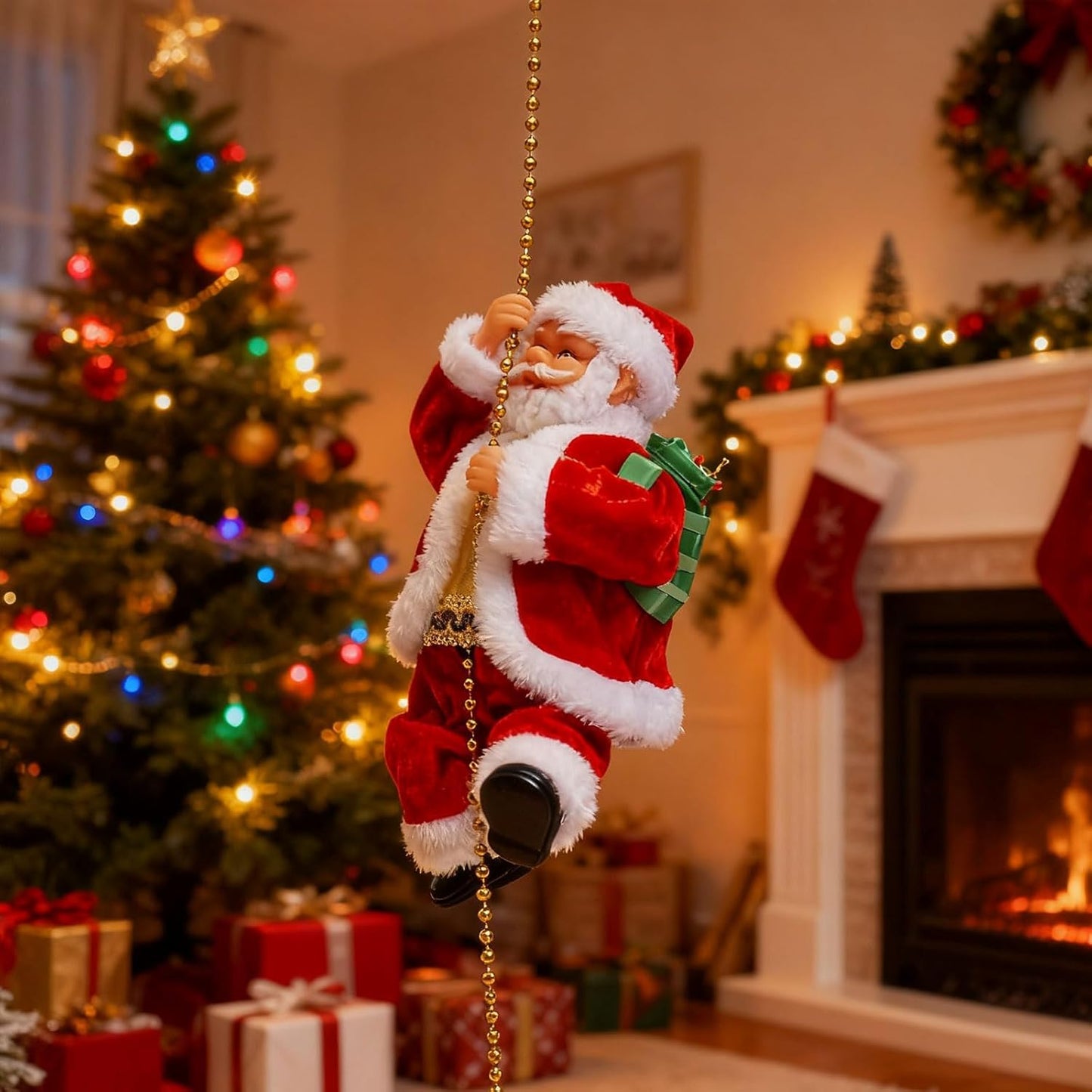 Santa Claus Musical Climbing Rope