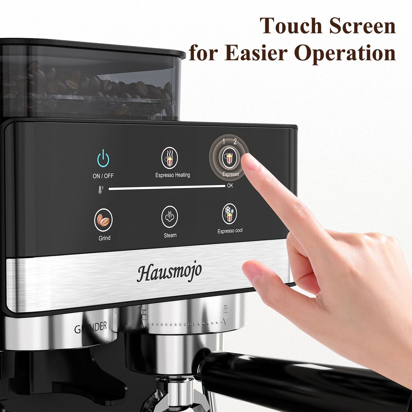 Usofuns Semi-Automatic Espresso Coffee Maker