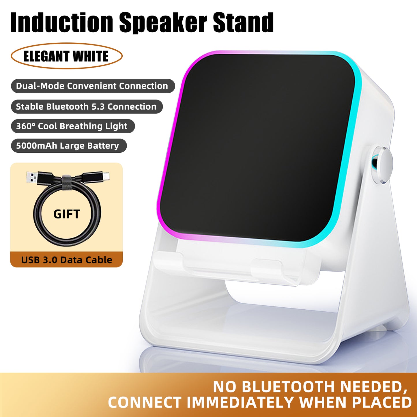 Wireless Induction Audio Speaker Stand