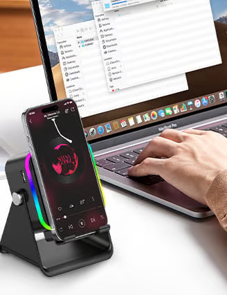 Wireless Induction Audio Speaker Stand