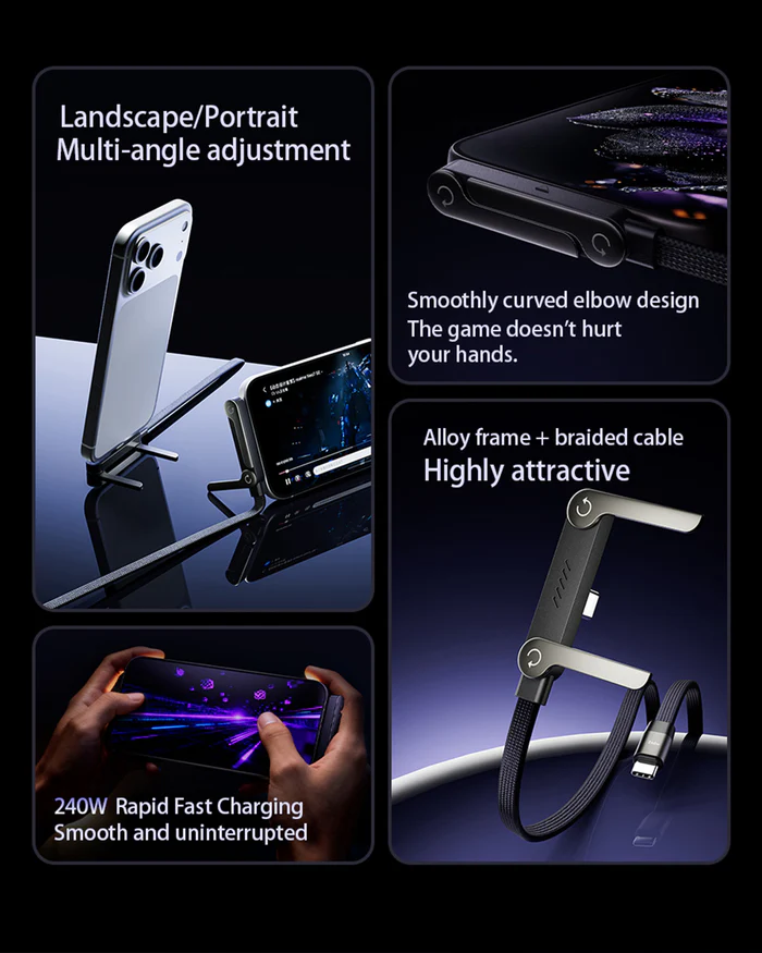 2-in-1 Stand Charging Cable