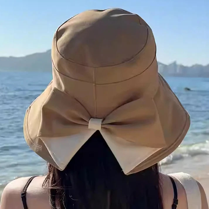 Women's Bowknot Sun-Protective Hat