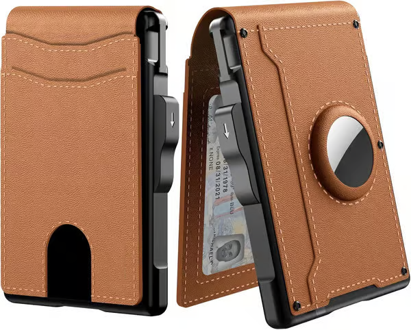 Wallet for Men - with Pop Up Aluminum Case