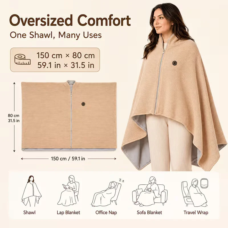 2027 New Wearable Heated Blanket | USB-Powered