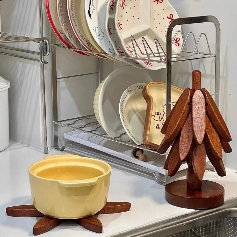 Tree Shape Trivet Set