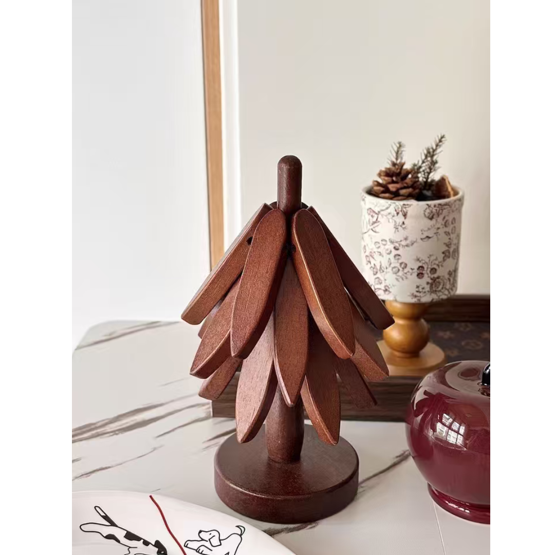 Tree Shape Trivet Set
