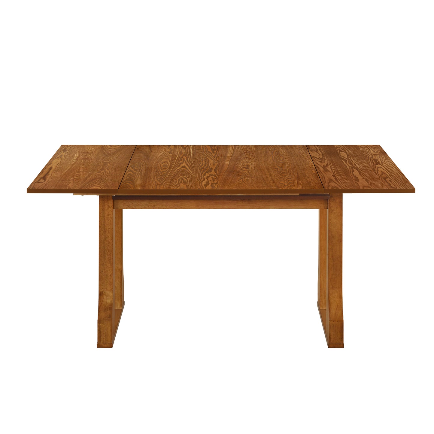 USOFUNS 6-Piece Modern Rubber Wood Dining Set