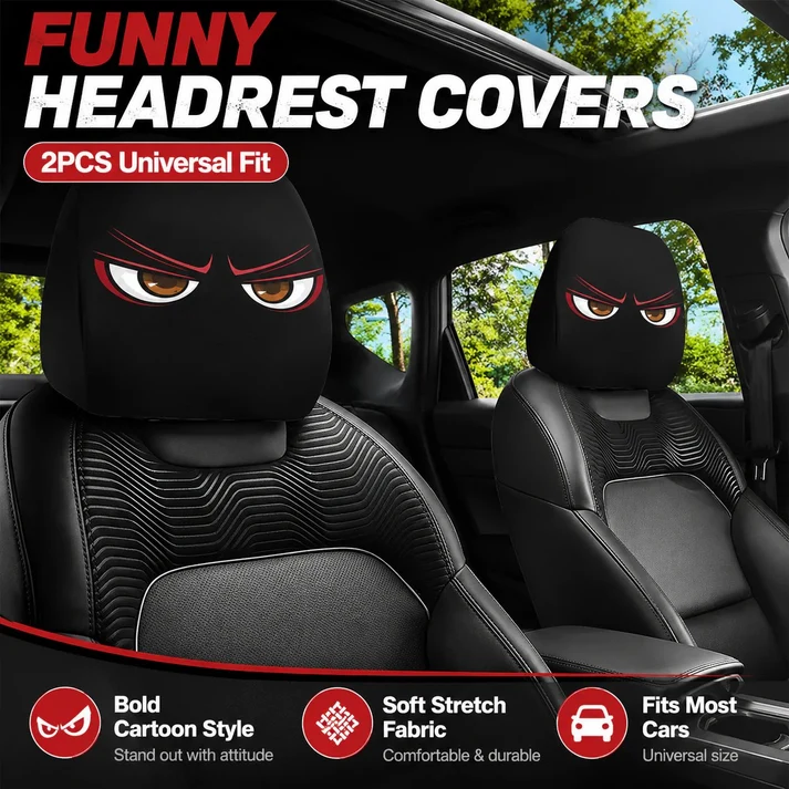 Funny Halloween Car Headrest Covers