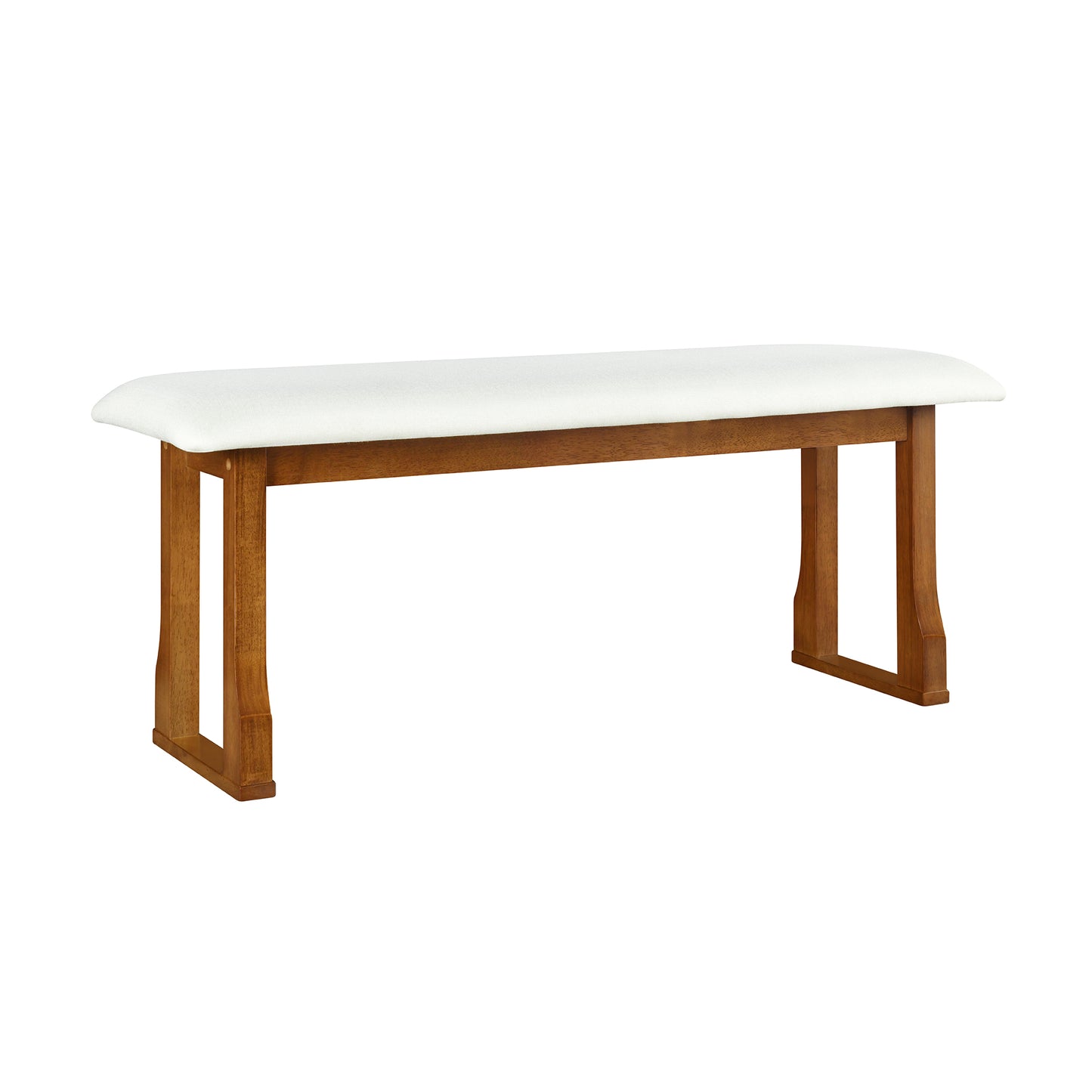 USOFUNS 6-Piece Modern Rubber Wood Dining Set