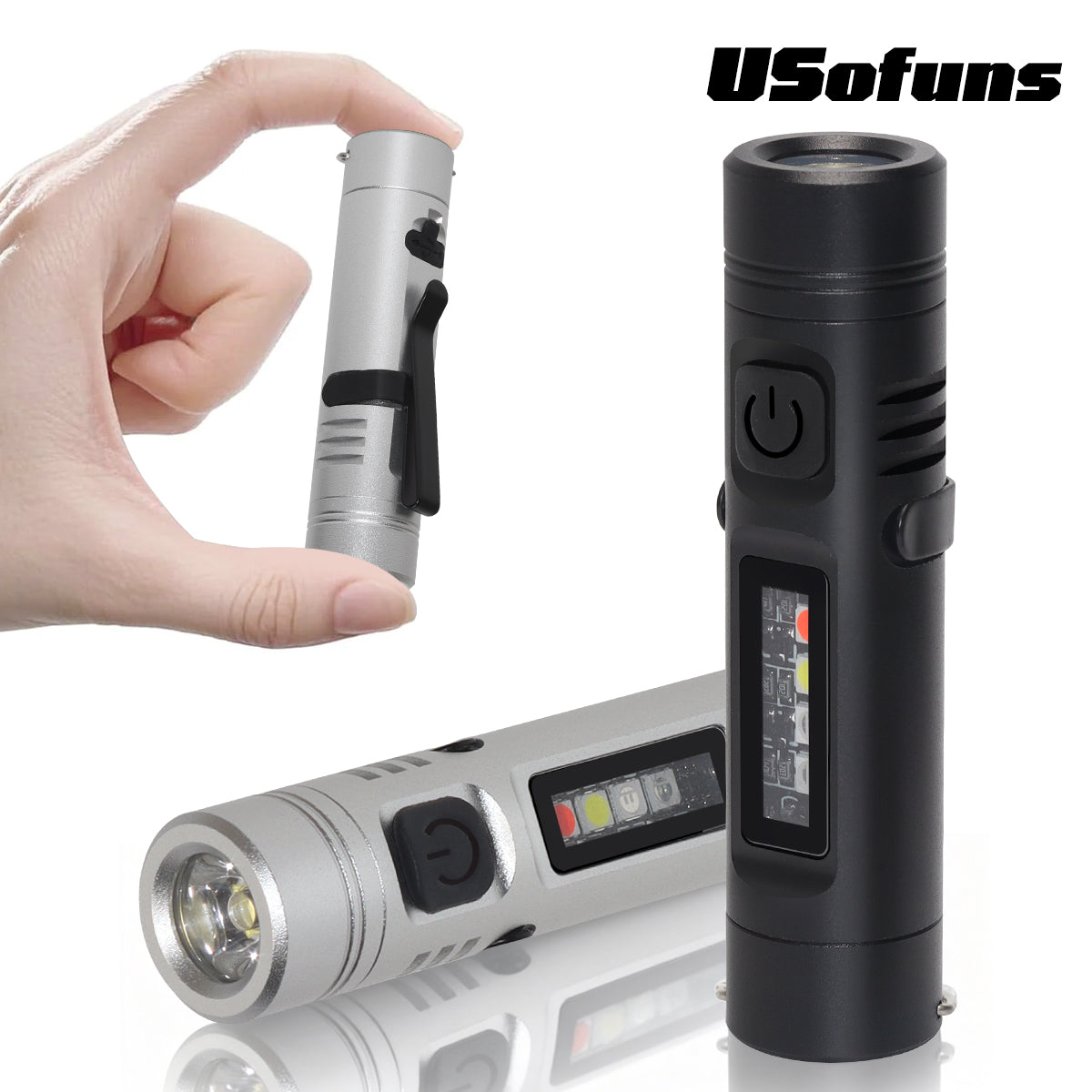 Mini Multifunctional Aluminum Alloy Flashlight