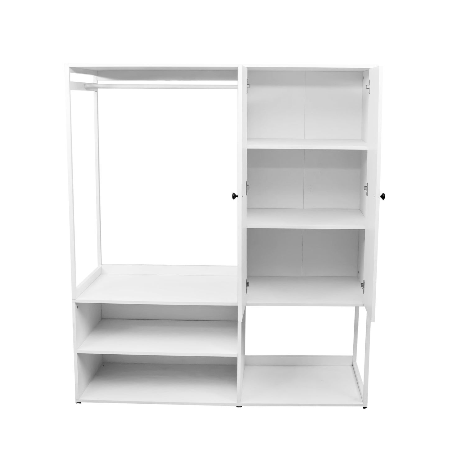Tall Closet with Hanging Rod