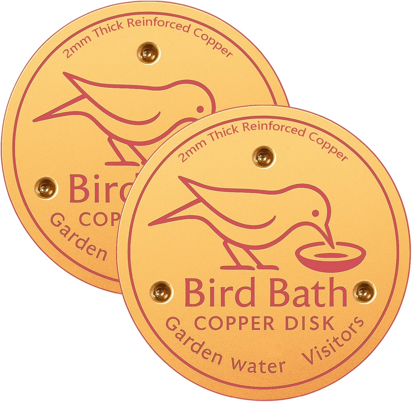 Bird Bath Copper Disk