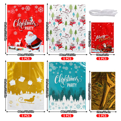 USOFUNS Christmas Tie Gift Bag