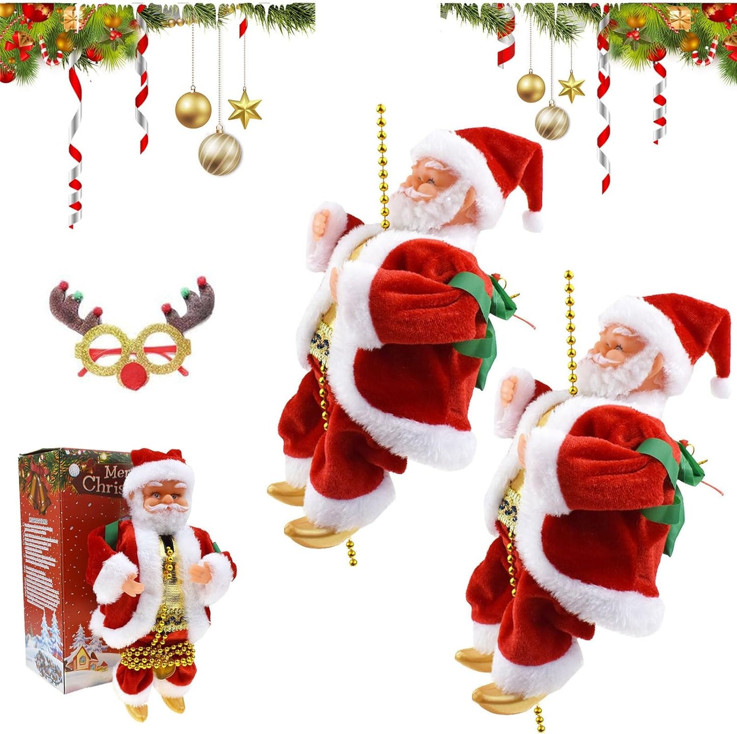Santa Claus Musical Climbing Rope