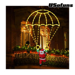 Christmas Parachute Lights with Santa Claus