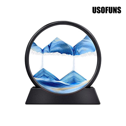 3D Hourglass Deep Sea Sandscape
