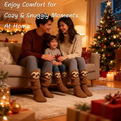 Cozy 3D Knit Animal Socks