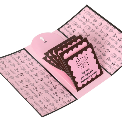 Handmade Christmas gift card booklet
