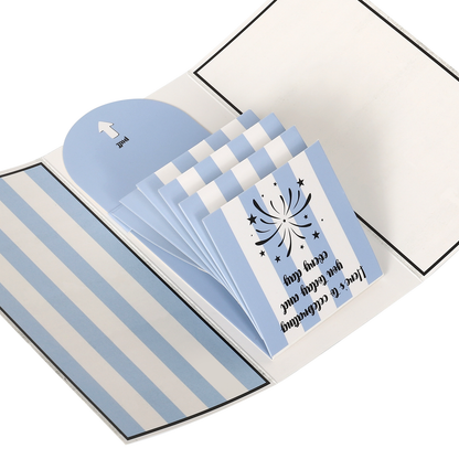 Handmade Christmas gift card booklet
