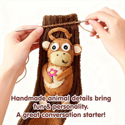 2025 New Cozy 3D knit-animal-socks