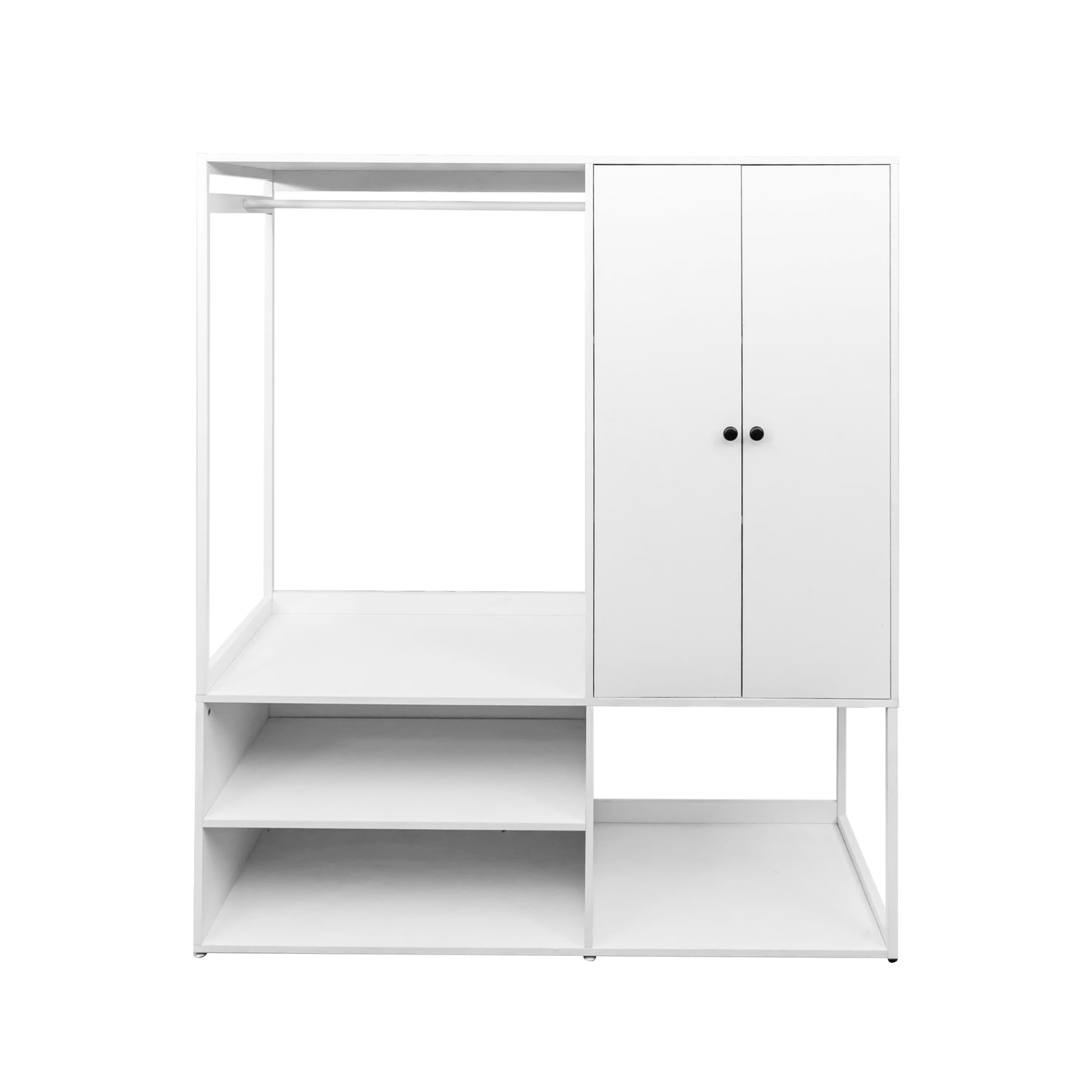 Tall Closet with Hanging Rod