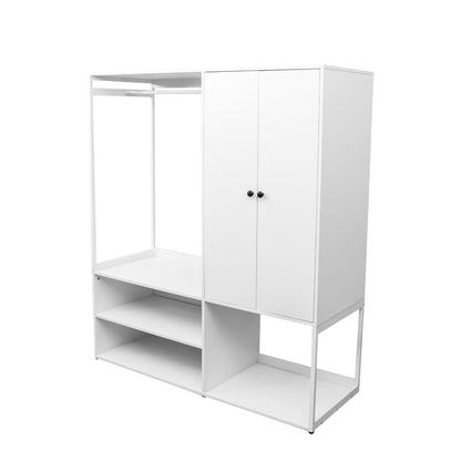 Tall Closet with Hanging Rod
