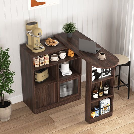 Modern Bar Cabinet With Rotating Top