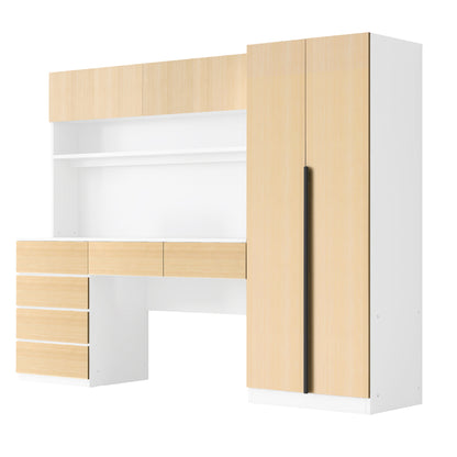 Wood Storage Wardrobe, Natural