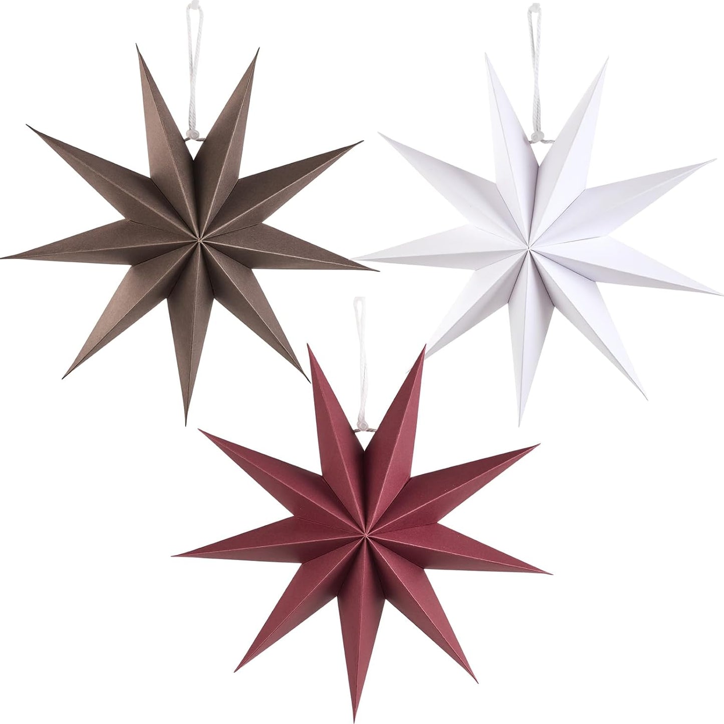9-Pointed Paper Star Lanterns（12in）