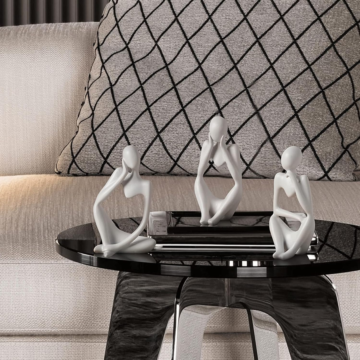 3pcs Abstract Art Sculpture