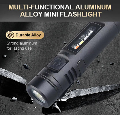 Mini Multifunctional Aluminum Alloy Flashlight
