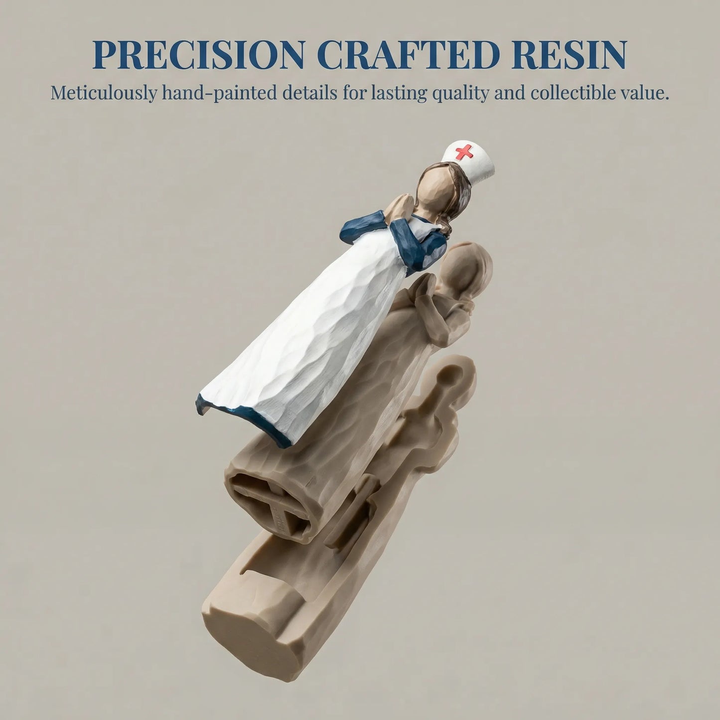 Hand-Painted Resin Angel Nurse Statue
