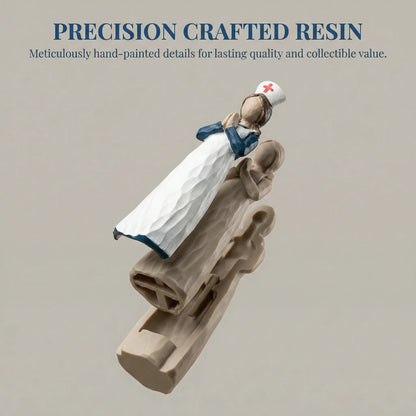 Hand-Painted Resin Angel Nurse Statue