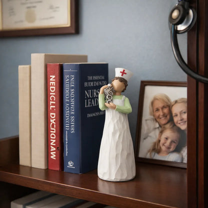 Hand-Painted Resin Angel Nurse Statue
