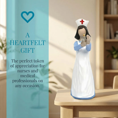 Hand-Painted Resin Angel Nurse Statue