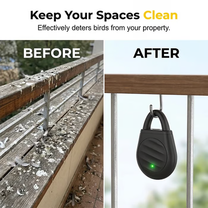 Portable Ultrasonic Bird Repellent Keychain